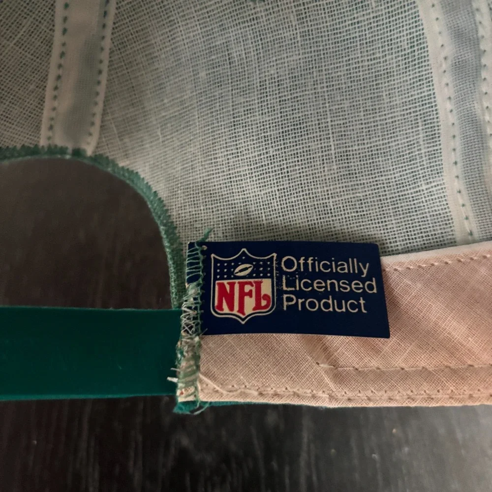 VTG Miami Dolphins NFL Football AJD Snapback Hat 90s New NWOT Teal Orange USA‎
